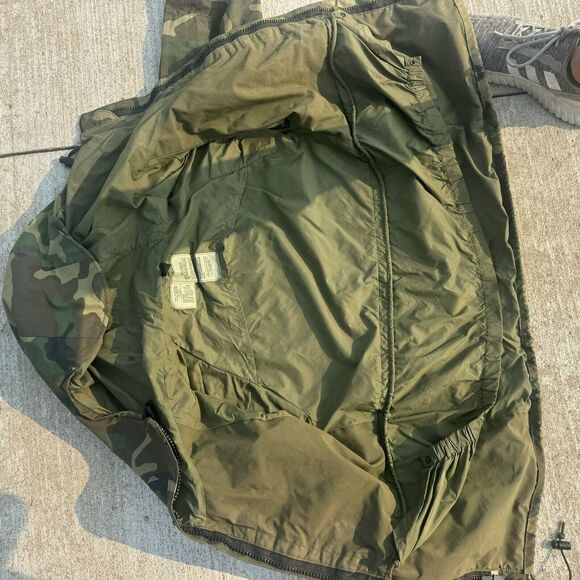 Raven Industries Military Camouflage Extended Cold Weather Parka Men’s S Vintage - Picture 7 of 8
